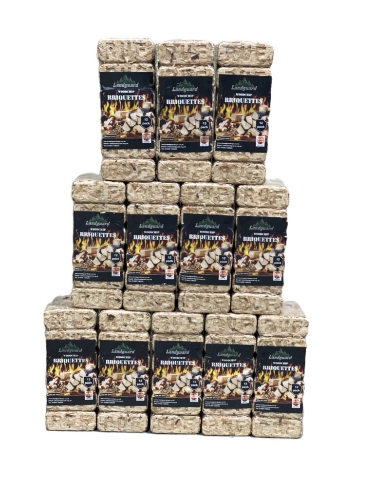 Woodchip Briquettes 10kg x 12 pks